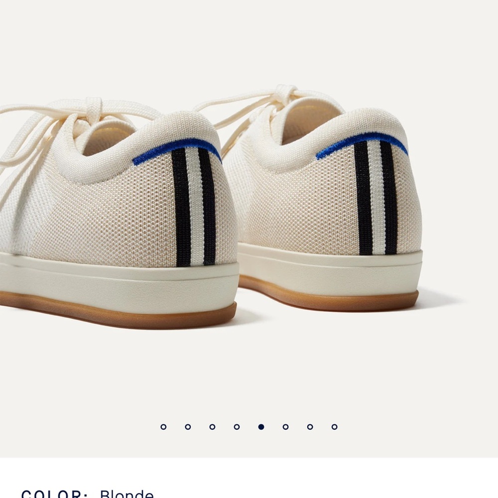 Like new Rothy lace up sneakers! Color Blonde.